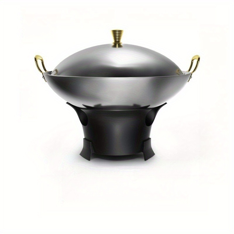 Stainless steel wok